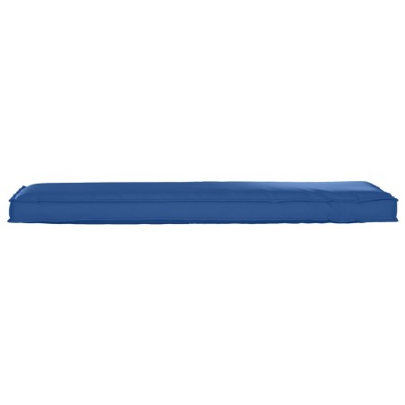 Coussin de Palette pour Banc Bleu Royal 140x40x8 cm Tissu Oxford 