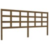 Tête de lit Marron miel 205,5x4x100 cm Bois massif de pin 