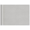 Écran de balcon gris clair 75x1000 cm 100% polyester oxford 