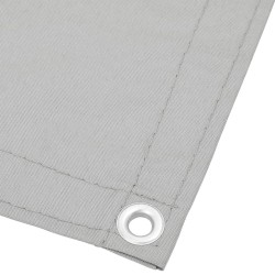 Écran de balcon gris clair 75x1000 cm 100% polyester oxford 