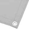 Écran de balcon gris clair 75x1000 cm 100% polyester oxford 