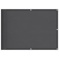 Écran de balcon anthracite 75x1000 cm 100% polyester oxford 