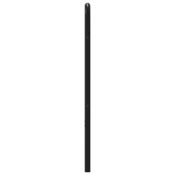 Tête de lit chêne marron 107 cm acier et bois d'ingénierie 