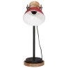 Lampe de bureau 25 W rouge délavé 18x18x60 cm E27 
