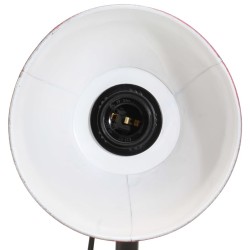 Lampe de bureau 25 W rouge délavé 18x18x60 cm E27 