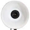 Lampe de bureau 25 W rouge délavé 18x18x60 cm E27 