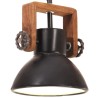 Lampe suspendue industrielle 25 W Noir Rond 19 cm E27 