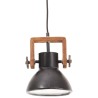Lampe suspendue industrielle 25 W Noir Rond 19 cm E27 
