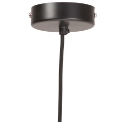 Lampe suspendue industrielle 25 W Noir Rond 19 cm E27 
