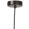 Lampe suspendue industrielle 25 W Noir Rond 19 cm E27 