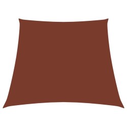 Voile de parasol Tissu Oxford trapèze 3/4x3 m Terre cuite 