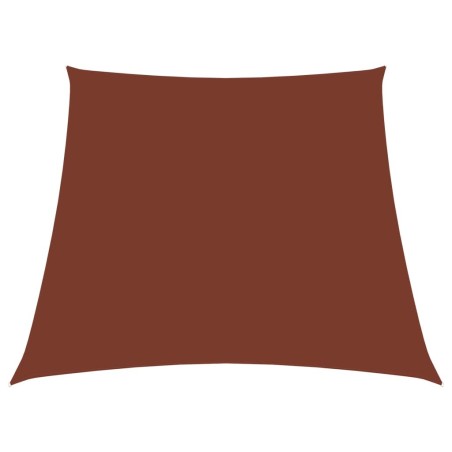 Voile de parasol Tissu Oxford trapèze 3/4x3 m Terre cuite 