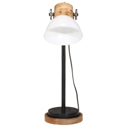 Lampe de bureau 25 W blanc 18x18x60 cm E27 