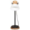 Lampe de bureau 25 W blanc 18x18x60 cm E27 