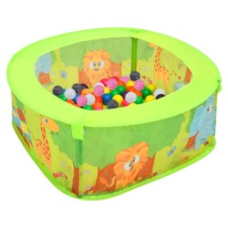 Piscine à balles avec 300 balles pour enfants 75x75x32 cm 