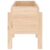 Jardinière 62x30x38 cm bois massif de pin 