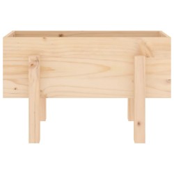Jardinière 62x30x38 cm bois massif de pin 