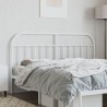 Tête de lit métal blanc 160 cm 