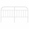 Tête de lit métal blanc 160 cm 