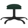 Repose-pied Vert foncé 60x60x36 cm Tissu 