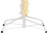 Sapin de Noël artificiel pointes iridescentes Blanc 210 cm PVC 