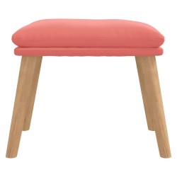 Repose-pied Rose 45x29,5x35 cm Velours 