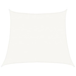 Voile d'ombrage 160 g/m² Blanc 4/5x4 m PEHD 