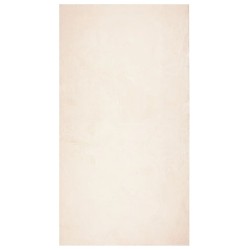 Tapis HUARTE à poils courts doux et lavable beige 80x150 cm 