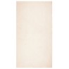 Tapis HUARTE à poils courts doux et lavable beige 80x150 cm 