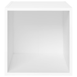 Meubles TV 2 pcs Blanc 37x35x37 cm Bois d’ingénierie 