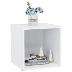 Meubles TV 2 pcs Blanc 37x35x37 cm Bois d’ingénierie 