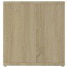 Meuble TV chêne sonoma 72x35x36,5 cm bois d’ingénierie 