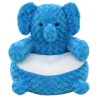 éléphant en peluche Bleu  