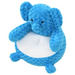 éléphant en peluche Bleu  