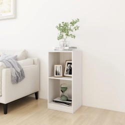 Armoire d'appoint blanc 35,5x33,5x76 cm bois de pin massif 