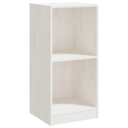 Armoire d'appoint blanc 35,5x33,5x76 cm bois de pin massif 