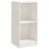 Armoire d'appoint blanc 35,5x33,5x76 cm bois de pin massif 