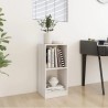 Armoire d'appoint blanc 35,5x33,5x76 cm bois de pin massif 