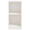 Armoire d'appoint blanc 35,5x33,5x76 cm bois de pin massif 