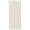 Armoire d'appoint blanc 35,5x33,5x76 cm bois de pin massif 
