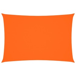 Voile de parasol tissu oxford rectangulaire 2,5x4,5 m orange 