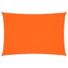 Voile de parasol tissu oxford rectangulaire 2,5x4,5 m orange 
