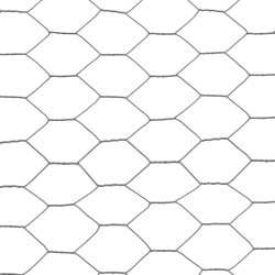 Grillage Acier et revêtement en PVC 25 x 1 m Gris 