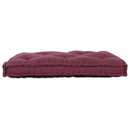Coussin de canapé en paletteRouge en tissu 