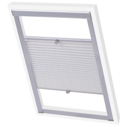 Store plissé Blanc CK04 