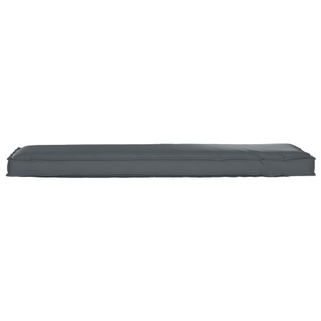 Coussin de palette pour banc Anthracite 140x40x8 cm Tissu Oxford 