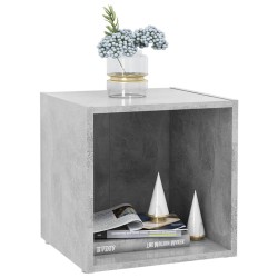 Meubles TV 2 pcs gris béton 37x35x37 cm bois d’ingénierie 
