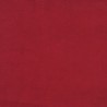 Repose-pied Rouge bordeaux 60x60x36 cm Velours 