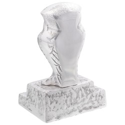 Serre-livres 2 pcs Argent 12x9x19 cm Aluminium Hibou 