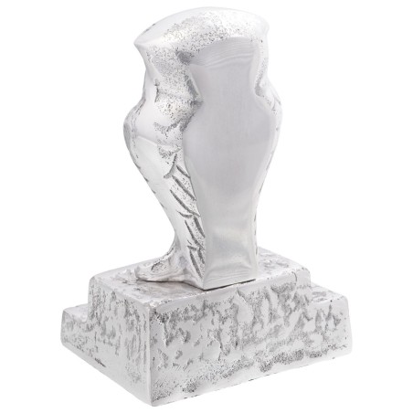 Serre-livres 2 pcs Argent 12x9x19 cm Aluminium Hibou 